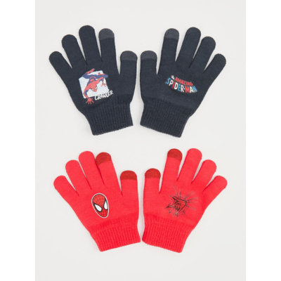 George Marvel Spider-Man Gloves 2 Pack - Multi