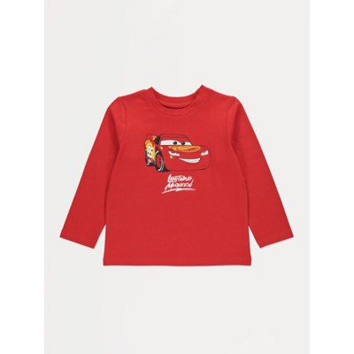 George Disney Cars Red Long Sleeve T-Shirt