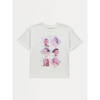 George K-Pop Demon Hunters Huntrix T-Shirt - Cream