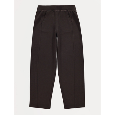 George Brown Seam Front Barrel Leg Pull On Trousers - Chocolate Brown