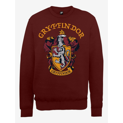 Harry Potter Women's Gryffindor Crest Sweatshirt in Burgundy | Size: Large