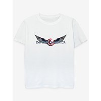 Captain America Logo White Printed T-Shirt | Collections | George at ASDA