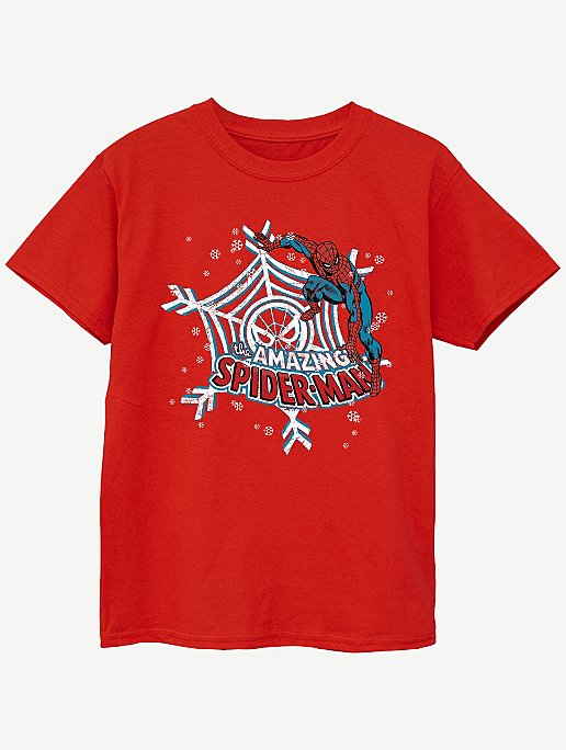 NW2 Marvel Spider-Man Red Christmas Unisex T-Shirt | Collections ...
