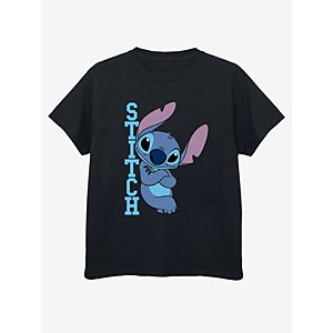 Stitch Black Printed Collections Kids Posing Lilo T-Shirt | George | at ASDA & NW2