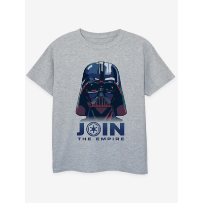 George NW2 Star Wars Vader Join The Empire Kids Grey T-Shirt