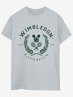 NW2 Disney Mickey Tennis Adult Grey Printed TShirt Collections