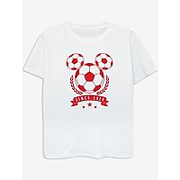 Mickey Mouse Football Boys White Printed T-Shirt | Kids | George at ASDA
