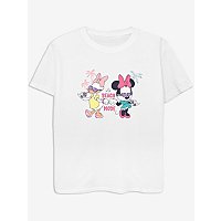 Minnie and Daisy Beach Mode Girls White T-Shirt | Kids | George at ASDA