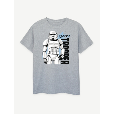 George NW2 Star Wars Stormtrooper Grey Printed T-Shirt