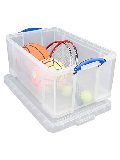 Really Useful Clear Storage Box - 50L, Home