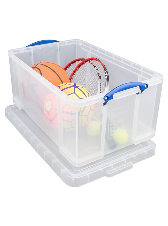 Really Useful Clear Storage Box - 64L, Home