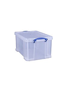 Really Useful Storage Box 35 Litre Clear in Card Ref 35CCB 