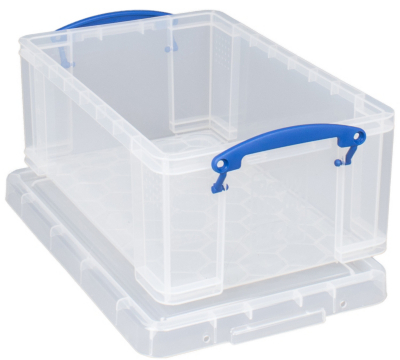 transparent box with lid