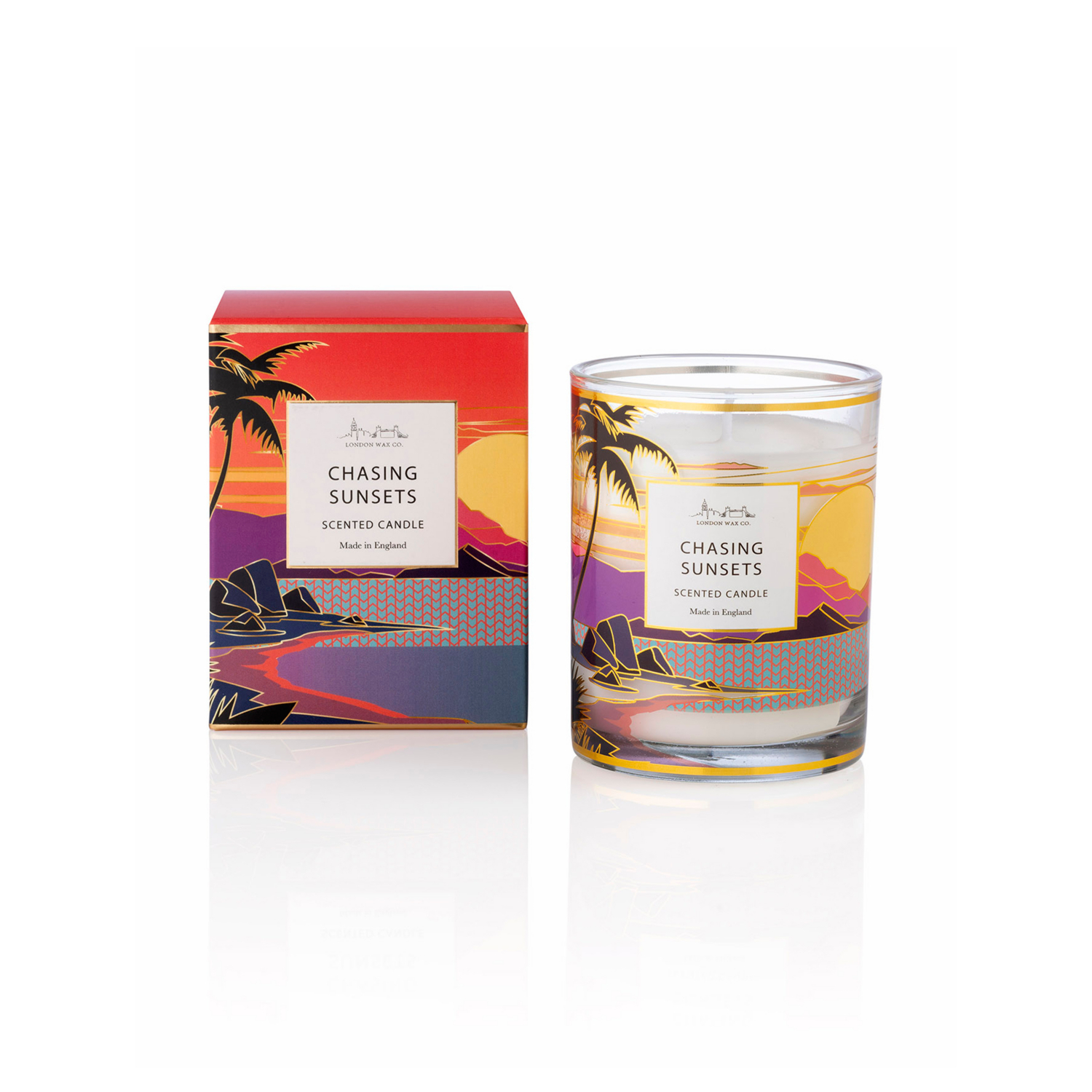 George Gold London Wax Co Chasing Sunsets 1 Wick Candle