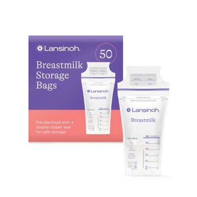 Lansinoh Breastmilk Storage Bags - 50 Pack