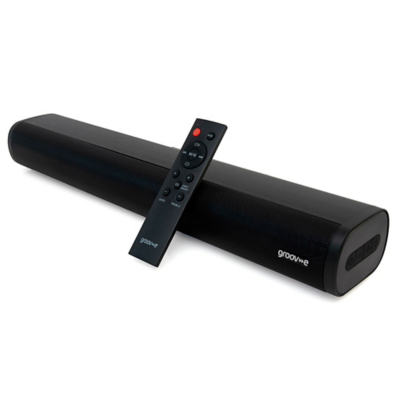 George Groov-e GVSB03BK 75W Compact Bluetooth Soundbar - Black