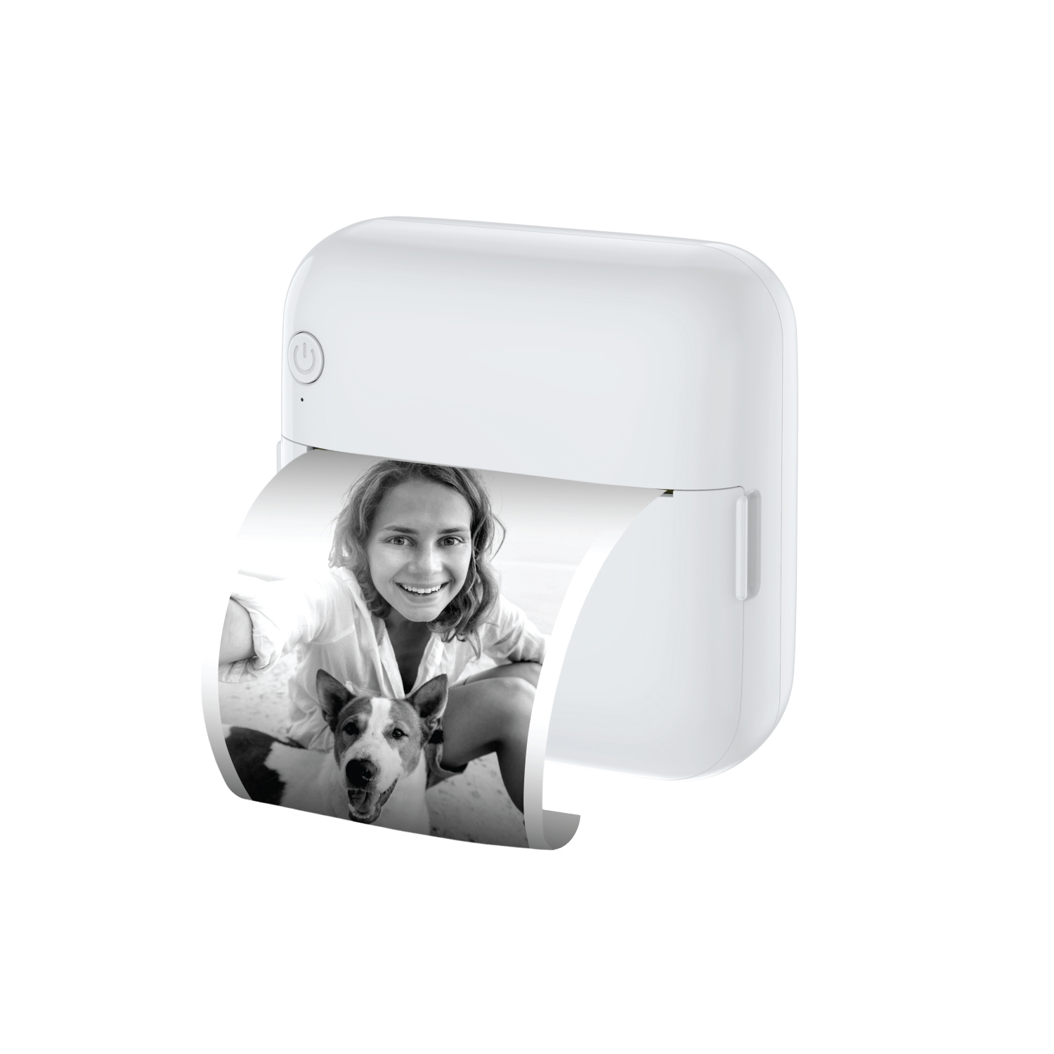 Groov-e Bluetooth Portable Mini Thermal Printer with Paper & Self Adhesive Roll - Image 4