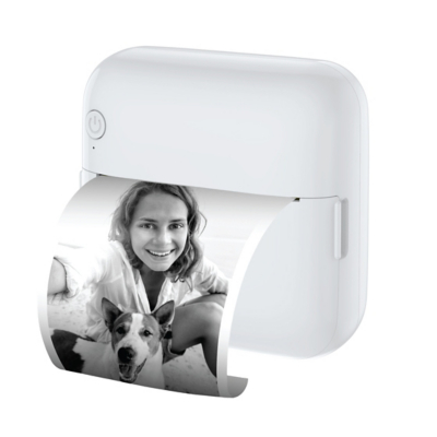 George Groov-e GVMA211WE Bluetooth Mini Thermal Printer - White