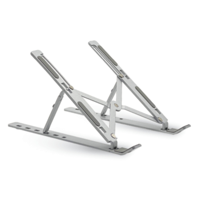 George Groov-e GVPC15SR Folding Laptop Stand for Desk - Silver