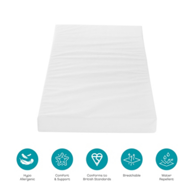 tutti bambini sprung cot bed mattress