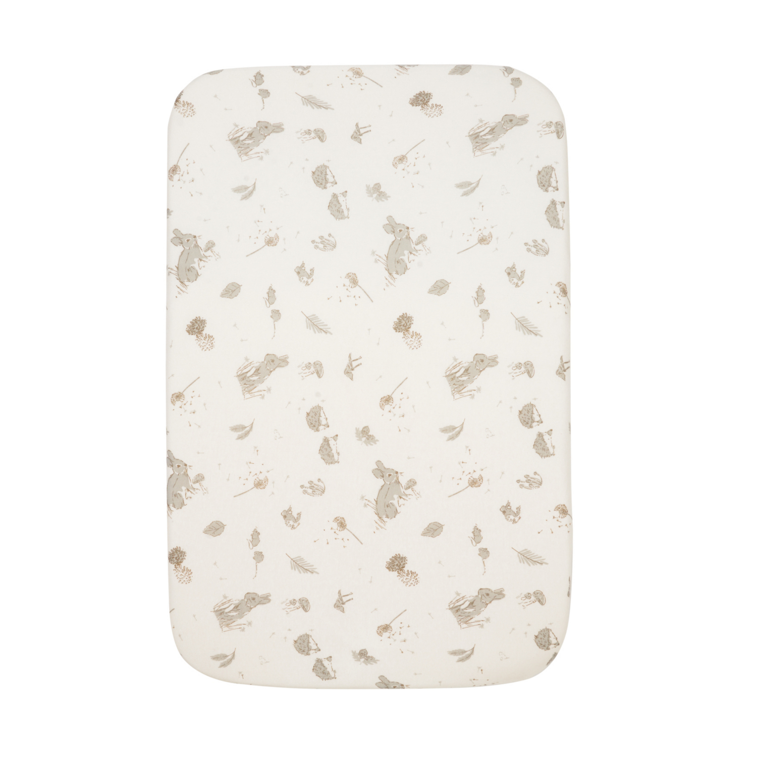 Tutti Bambini Bedside Crib Fitted Sheets 2pk, Cream/Grey - Image 5