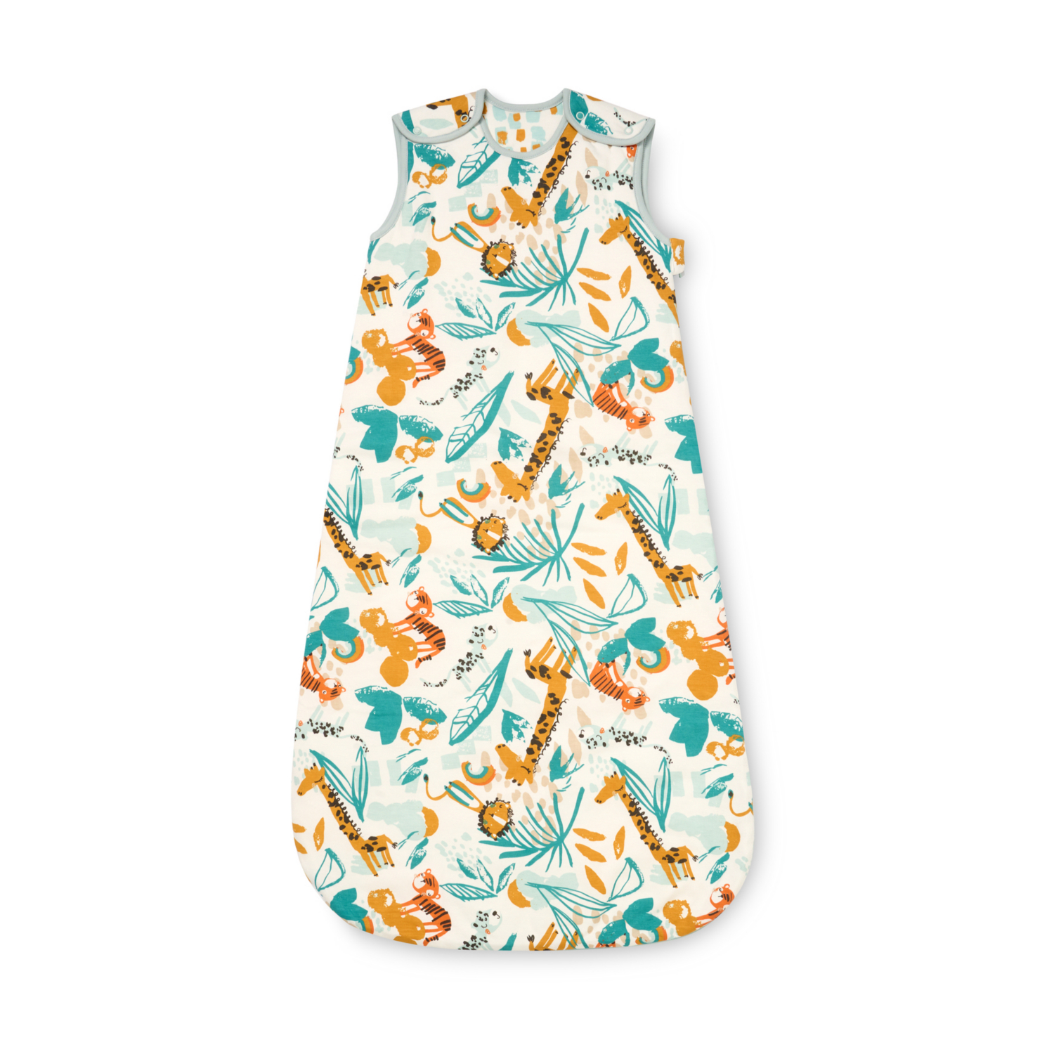 Tutti Bambini Baby Sleep Bag 0-6 Months - Run Wild - Bamboo/Viscose - Cream - Image 5