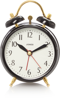 jones rise alarm black - fortnite alarm clock argos