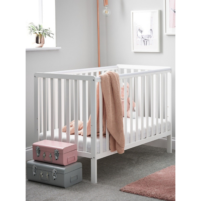 Obaby Bantam Cot Bed - White, White