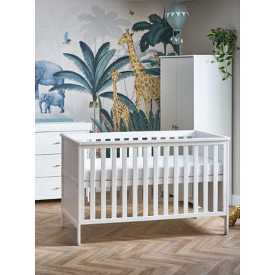 Obaby Evie 3 Piece Room Set - White - No Mattress