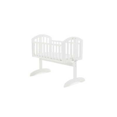 Obaby Sophie Swinging Crib with Foam Mattress - White