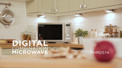 Russell Hobbs 25 Litre Stainless Steel Digital Combination Microwave
