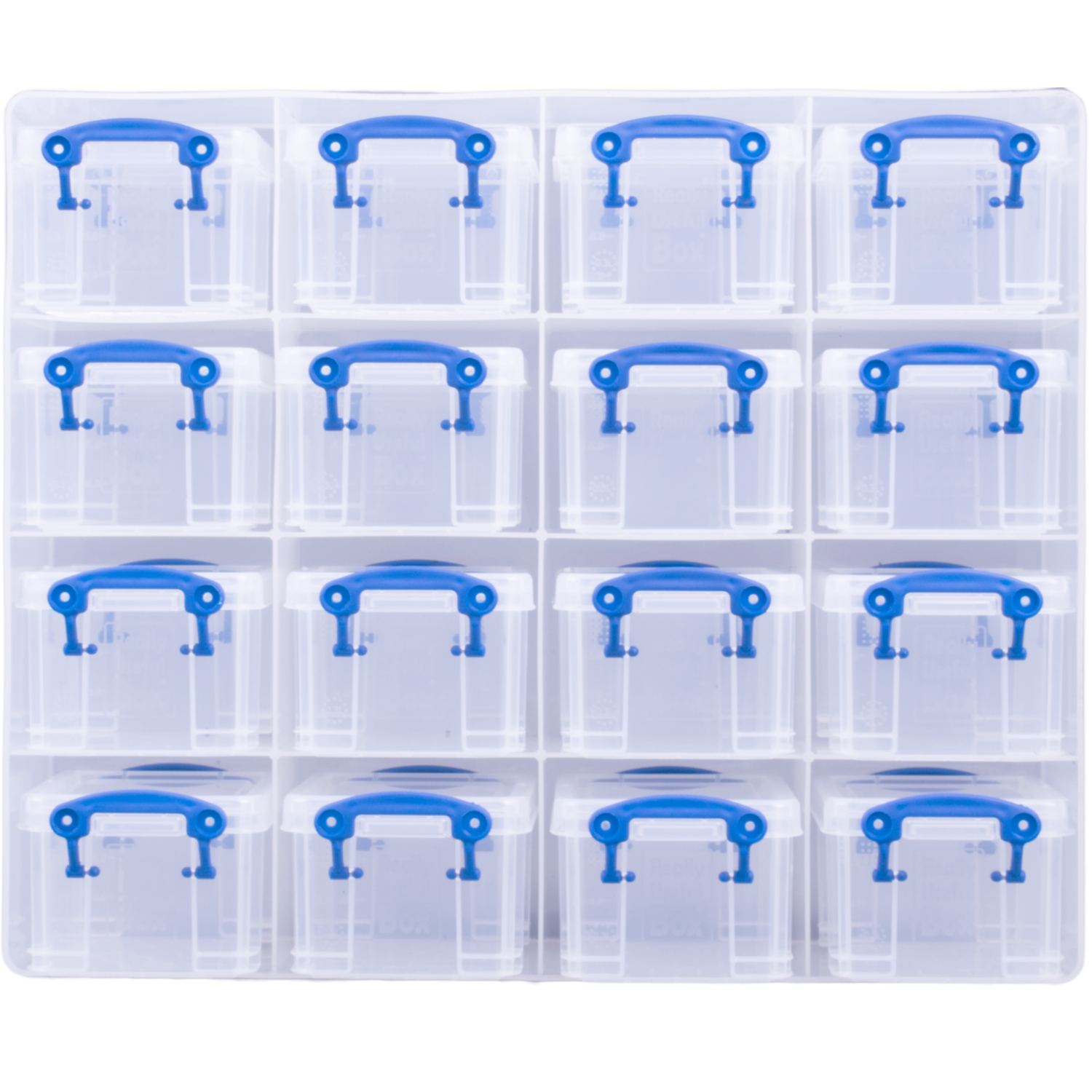 George Clear Really Useful 16 X 0.14 Litre Organiser With Boxes