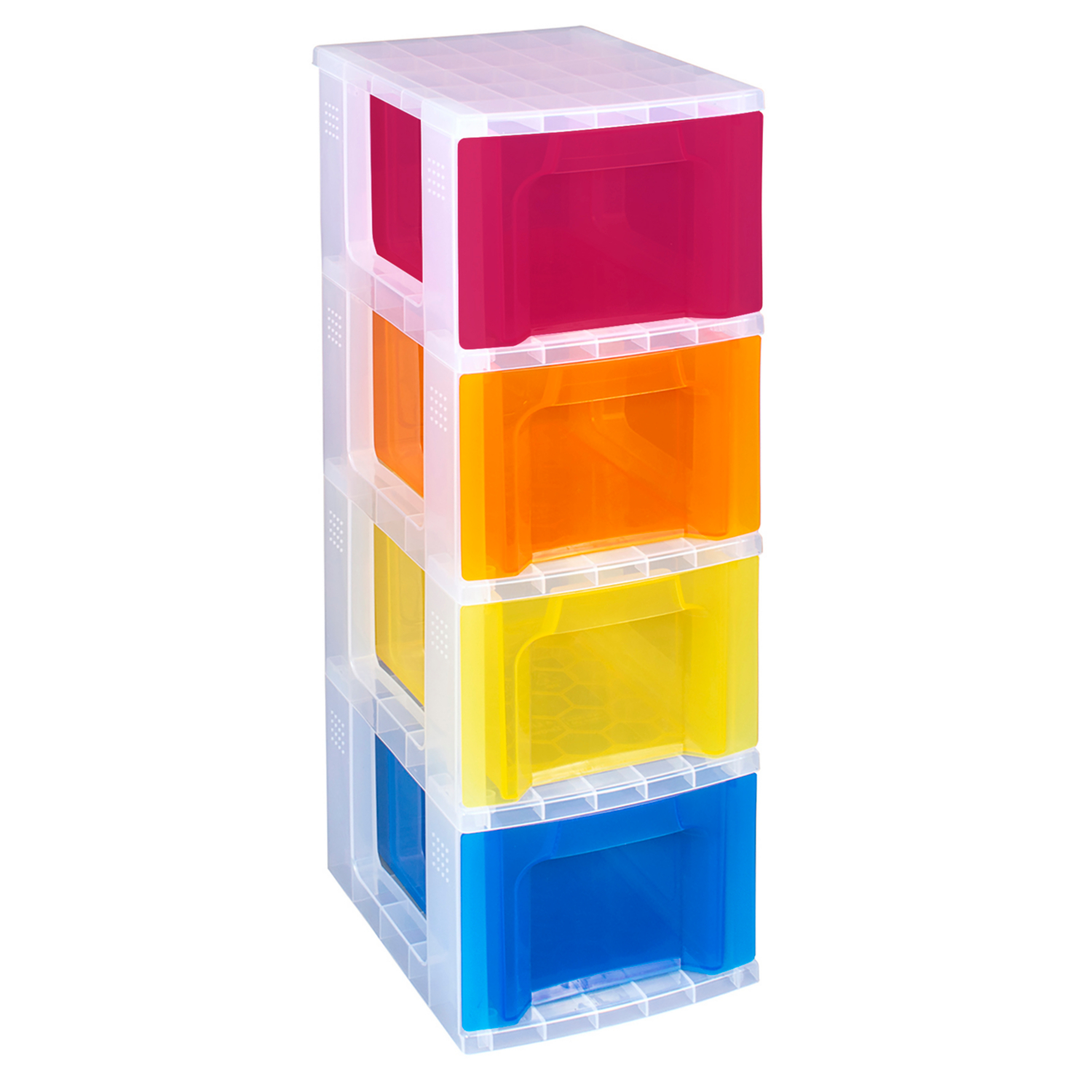 Tower Multi Really Useful Slimline Storage 4 X 6L Rainbow