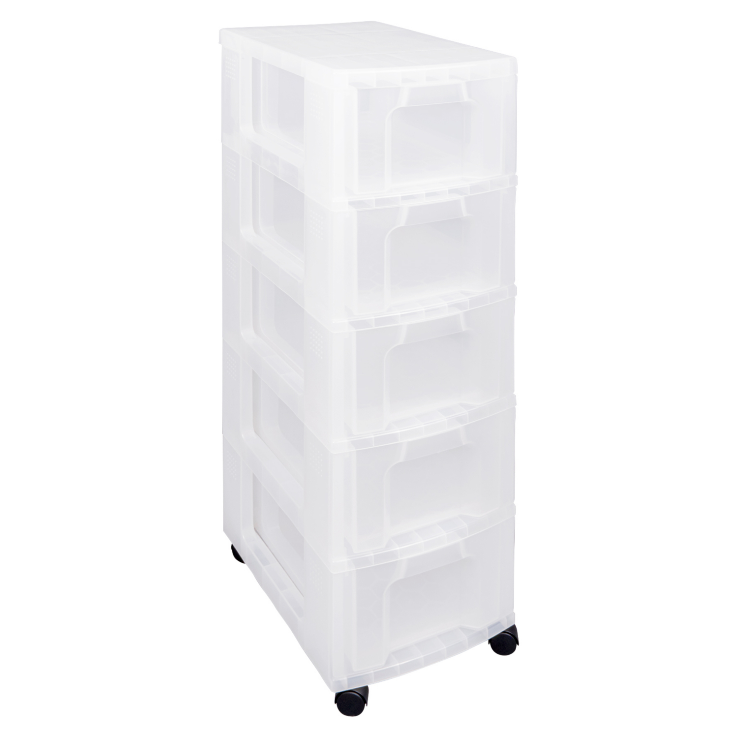 Tower Clear Really Useful Slimline Storage 5 X 12L