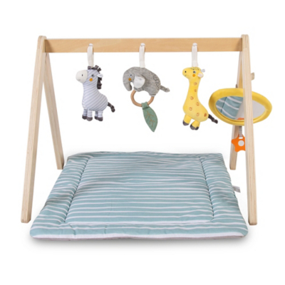 Red Kite Wooden Activity Arch Tree Tops Baby George at ASDA