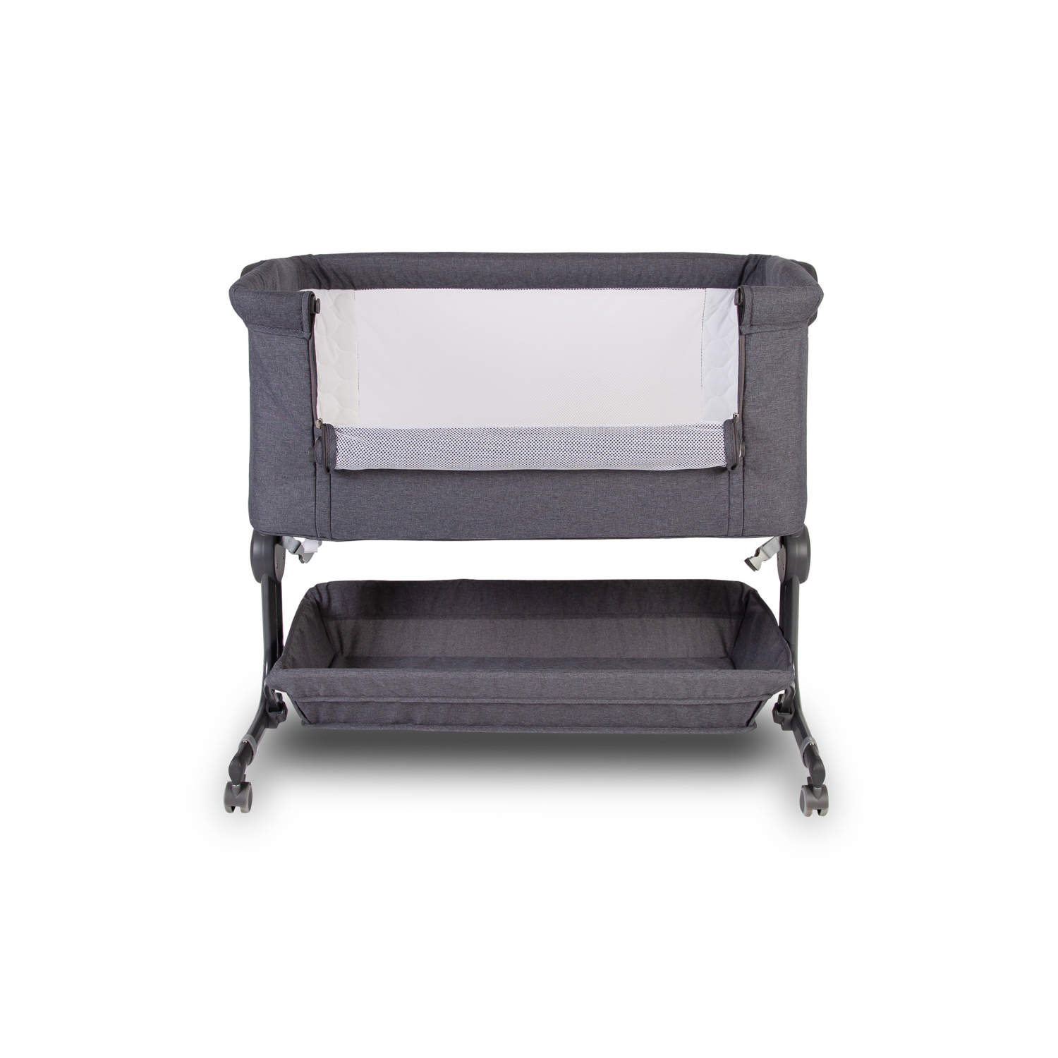 Red Kite Grey Cozysleep Bedside Crib Co Sleeper
