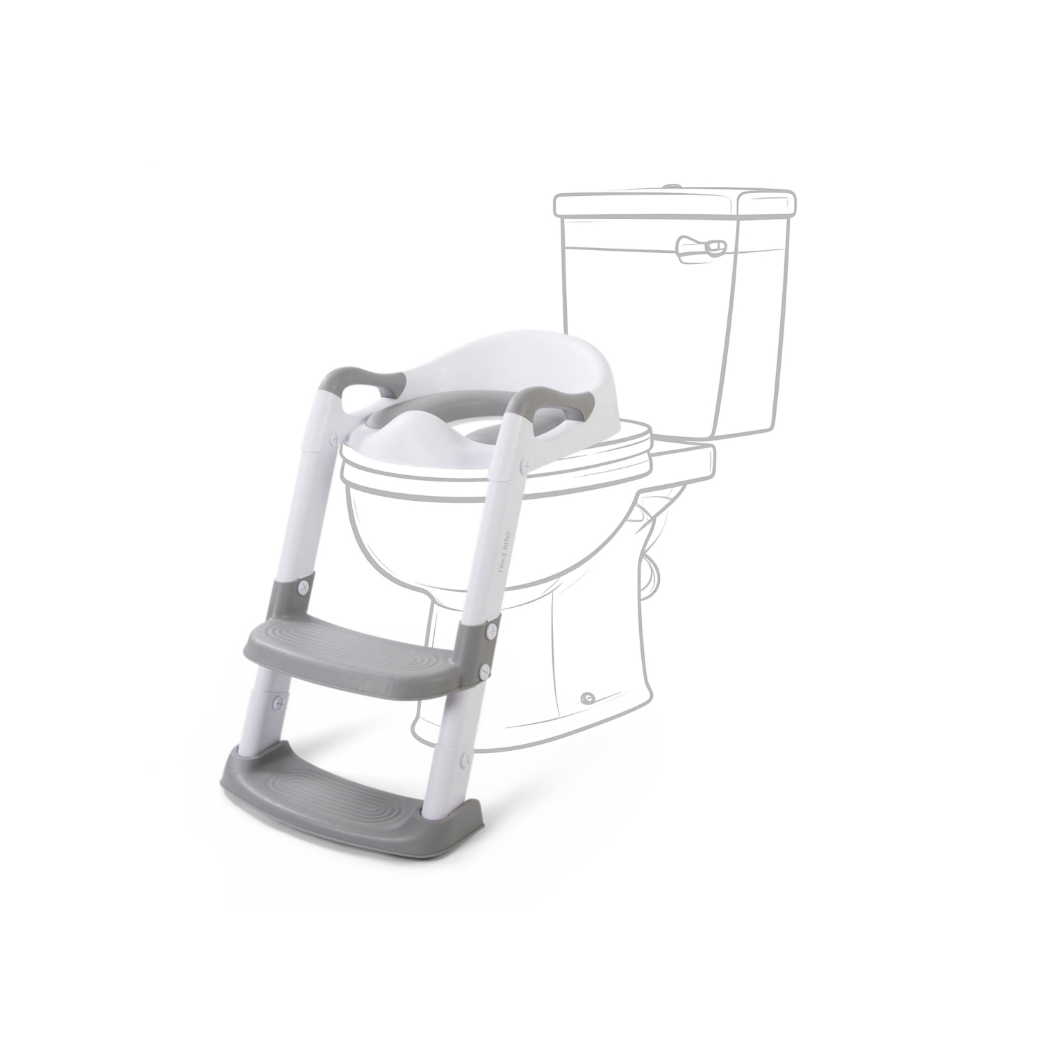 Red Kite White & Grey Step Up Toilet Trainer