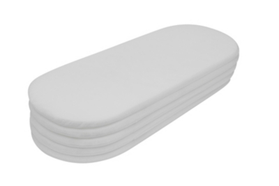 moses basket mattress 650mm x 265mm