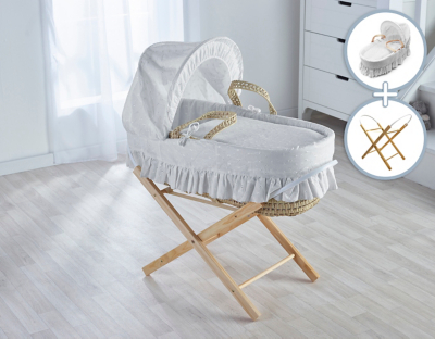 baby moses bassinet and stand