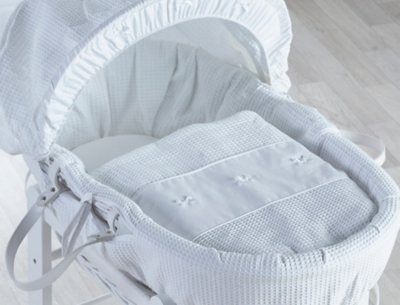 asda white moses basket