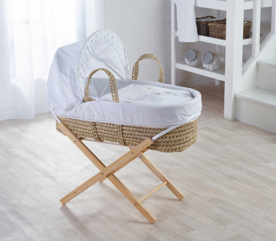 moses basket bedding set asda