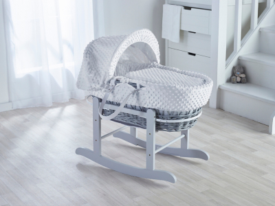 grey moses basket