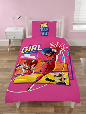 Miraculous Lady Bug Single Duvet set Home at ASDA
