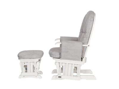 rocking nursing chair and stool