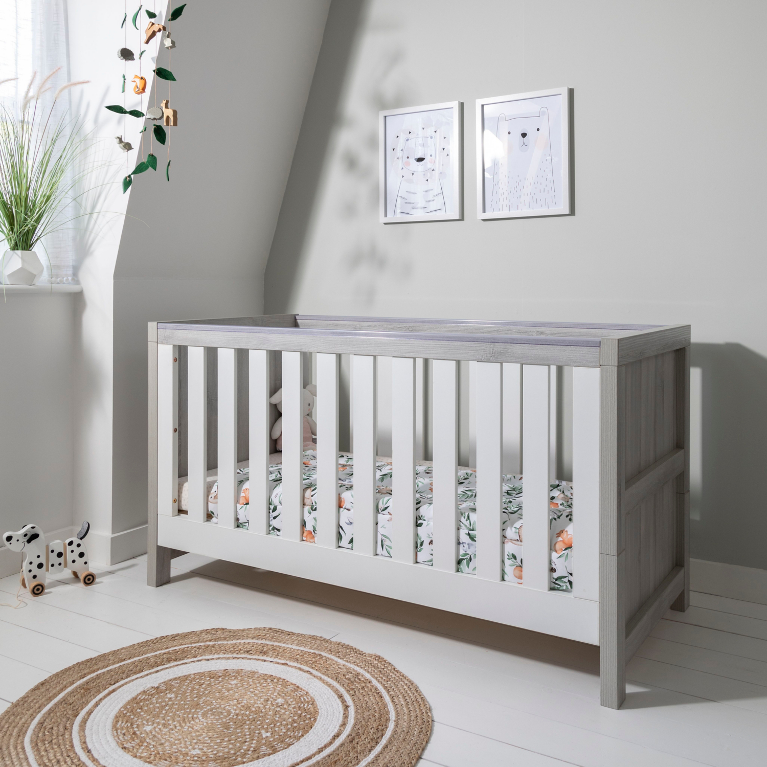 George Grey Tutti Bambini Modena Cot Bed White &