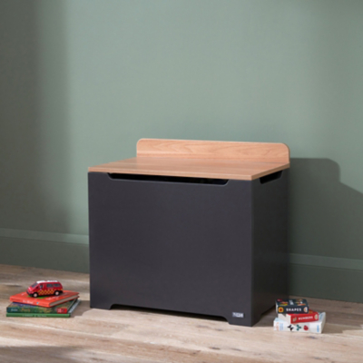 Tutti Bambini Rio Toy Box Slate/Oak, Grey