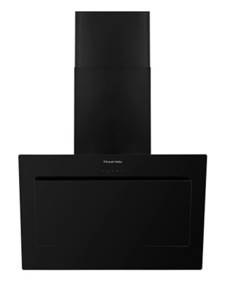 Russell Hobbs RHGCH902BM 90cm Black Glass Cooker Hood Electricals