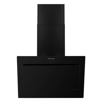 George Russell Hobbs RHGCH902B-M 90cm Black Glass Cooker Hood - Black