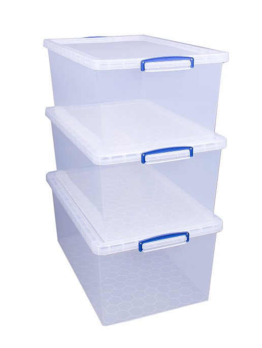 Really Useful Boxes Large Stackable Vinyl Record Storage Box