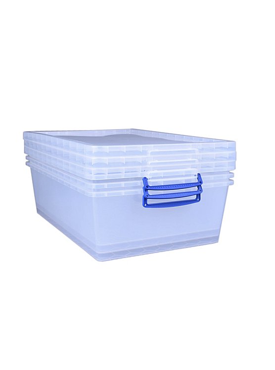 Plastic Storage Box Clear 42 Liter